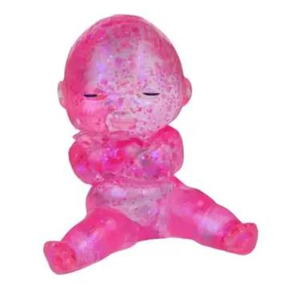 Sugar Swaps Baby Orb Pink Glitter Squishy Baby Sensory Toy NEW